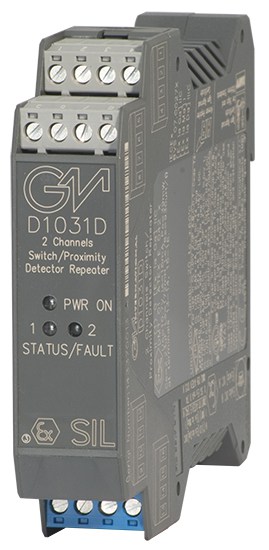 SIL 2 Switch/Proximity Detector Repeater Transistor Output DIN-Rail