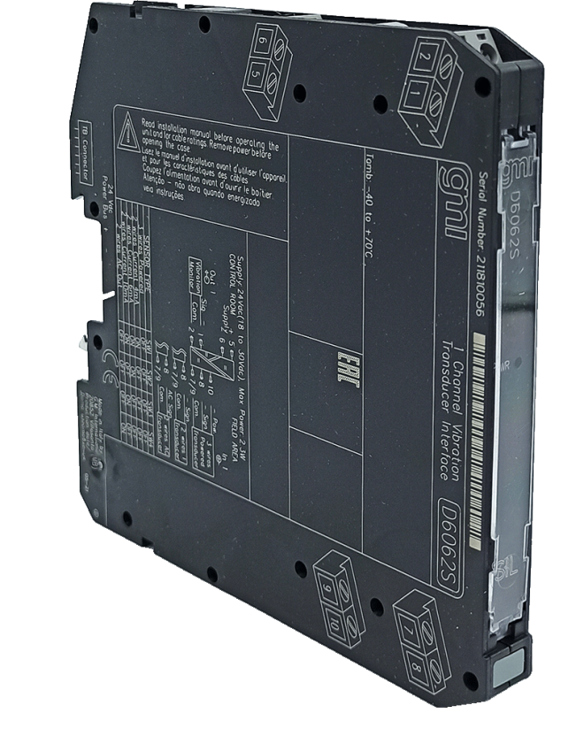 D6062S – SIL2 Vibration Transducer Interface