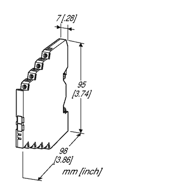 Lightning Surge Protector for Two-Wire Signal Loop