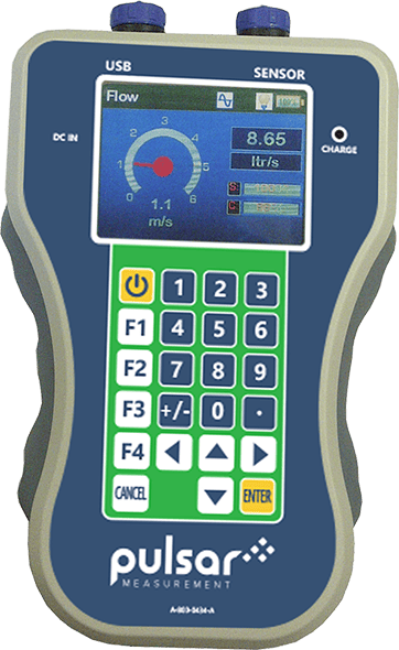 FlowPulse Handheld Controller Portable Pipe Flow Monitoring